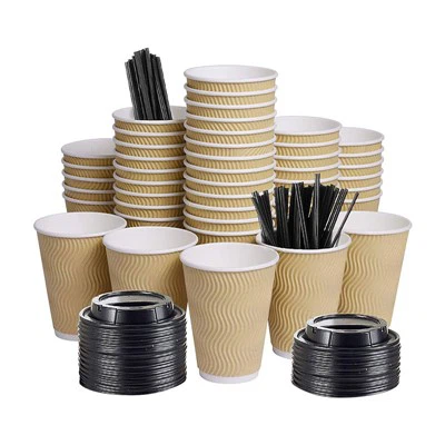 Căni de cafea biodegradabile de hârtie